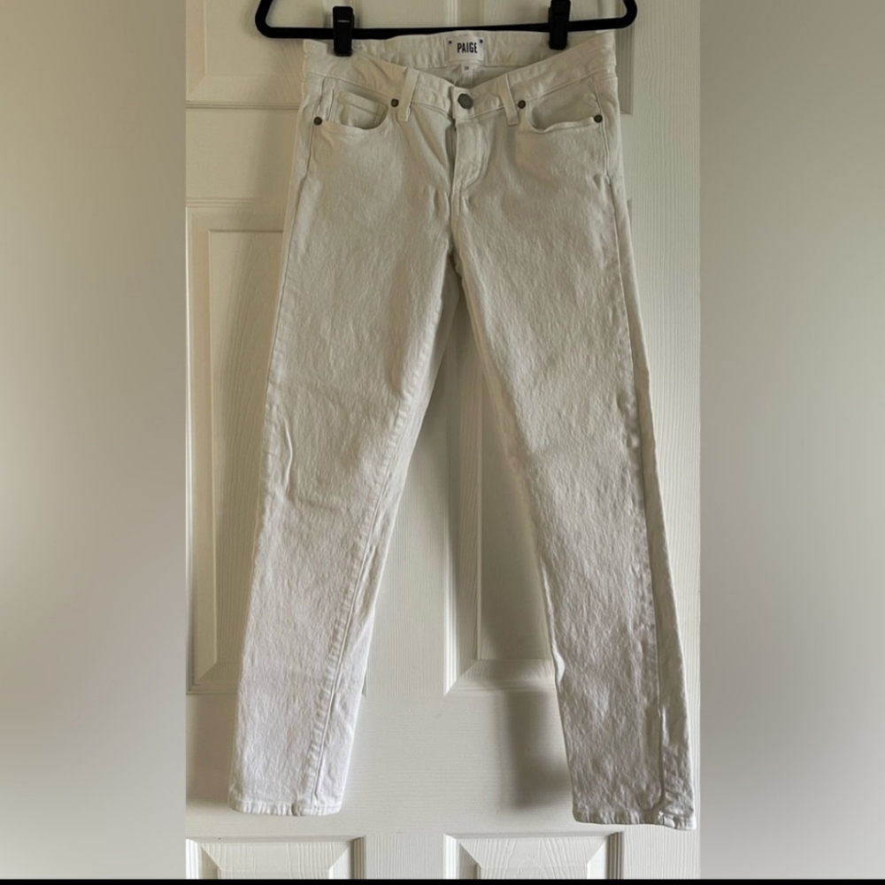 White jean pants